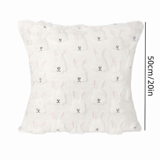 Easter Pillow Covers Soft Faux Throw Pillows for Spring Decor Living Room Sofa Bedroom Cushion Inserts
