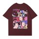 thumbnail image 3 of Pop cazadora para niña Demon Hunters Boys Girls Fashion Round-Neck Group Panels T Shirt （Wine）, 3 of 4