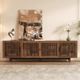 thumbnail image 5 of WGYPRIME TV Stand for TVs up to 85", Modern Entertainment Center with Closed Storage & Cable Management,TV Console with Solid Wood Legs for Living Room, 5 of 17