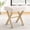 Linen Color-sand Legs, variant on Square Linen Makeup Stool with Metal X Legs, Small Ottoman Stool Chair for Vanity, Modern Padded Vanity Seat Foot Rest Stool for Makeup Room, Living Room, Bathroom, Carbon Gray