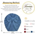 thumbnail image 5 of Dalrosia 6PCS Turban Hats with Bow Newborn Nursery Hospital Caps Bonnets Beanies Headwraps for Baby Girls Infants Toddlers, 5 of 6