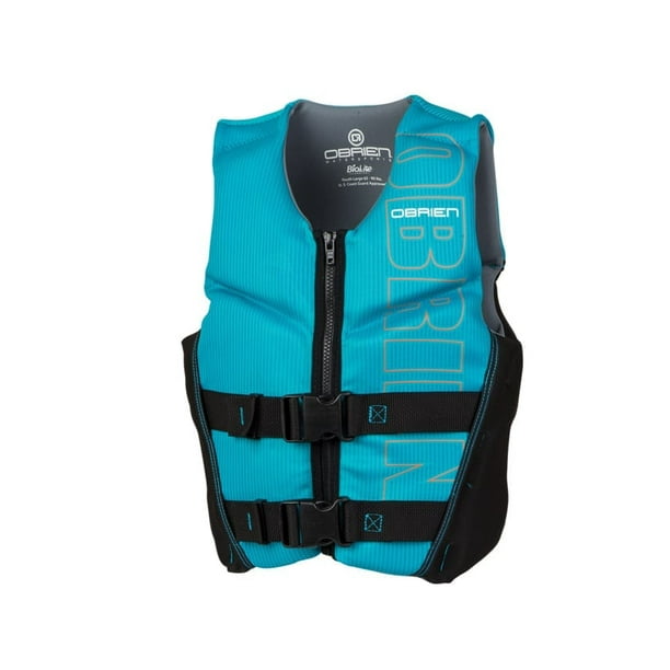 O'Brien Youth Large VBack Aqua Life Jacket (6590 lbs