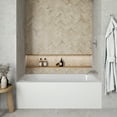 thumbnail image 2 of Streamline NAL-5260-WH 60 in. x 30 in. Acrylic Right-Hand Drain Alcove Bathtub in Glossy White With External Drain in Glossy White, 2 of 10