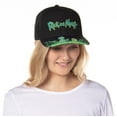 thumbnail image 4 of Rick And Morty Portal Time Pre-Curved Bill Adjustable Snapback Hat Cap, 4 of 7