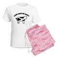 thumbnail image 6 of CafePress - Cows Make Me Happy Women's Light Pajamas - Women's Short Sleeve Print T-Shirt and Pants Light Cotton Pajama Set, 6 of 7