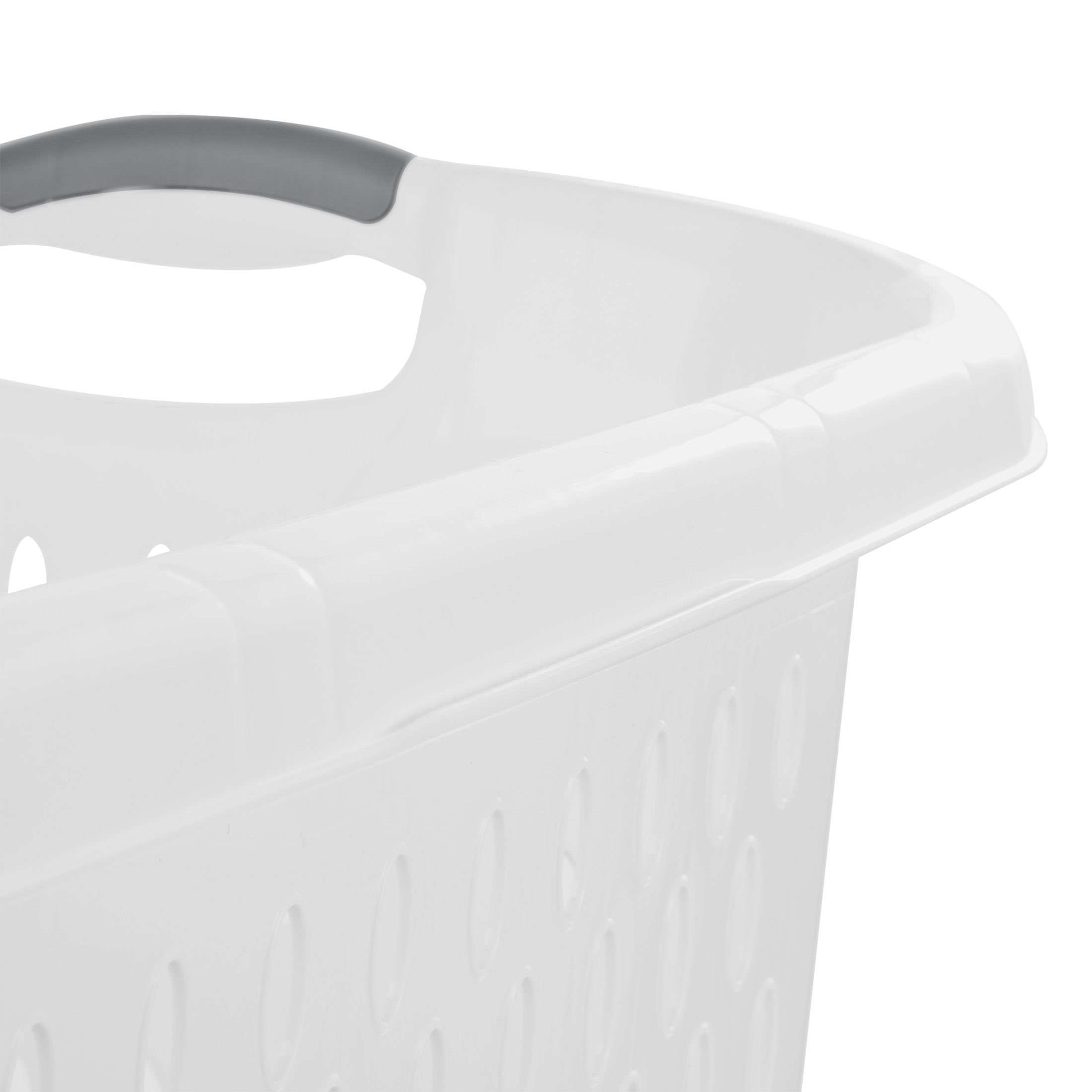 Sterilite 2.7 Bushel Extra-Large Laundry Basket, White photo 8
