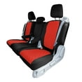 thumbnail image 1 of For 2018–2023 Honda Odyssey FH Group Neoprene Custom Fit Waterproof Car Seat Covers - 2nd Row Red, 1 of 5