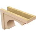 thumbnail image 5 of 7"W x 21"D x 14"H Classic Emerson Rough Cedar Woodgrain TimberThane Corbel, Primed Tan, 5 of 6