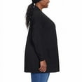 thumbnail image 5 of Gloria Vanderbilt Women's Open Front Super Soft Lightweight Cardigan-Black / XXL, 5 of 6