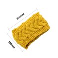 Winter Fashion Women Knitted Turban Headbands Solid Color Warm Crochet