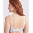 thumbnail image 3 of Bali Passion for Comfort Minimizer Underwire Bra White/Chateau Blue Leaf Print 40DDD Women's, 3 of 4
