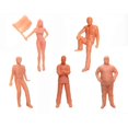 thumbnail image 3 of 5 Pieces 1/64 Scale People Figure Tiny People for Sand Table Micro Landscape, 3 of 8