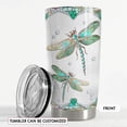 thumbnail image 3 of Personalized Dragonfly Tumbler 20oz Insulated Tumblers with Lid Coffee Travel Mug Cup for Women GirlsDragonfly Jewelry Drawings Dragonfly Gifts for Birthday, 3 of 6