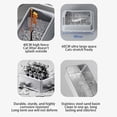 thumbnail image 3 of Extra Large Stainless Steel Litter Box for Big Cats Litter Pan with High Sides | Anti-Urine Leakage, Non-Stick & Odor Resistant | Easy Cleaning Pet Toilet Supplies with Scoop Included, 3 of 6