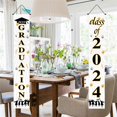 thumbnail image 6 of Graduation Decorations 2025 Clearance! Graduation Decorations 2024 Grad Banner Blue Porch Door Sign Welcome Banner for Indoor Outdoor Wall Indoor Outdoor Graduation Decorations Class of 2024, 6 of 8