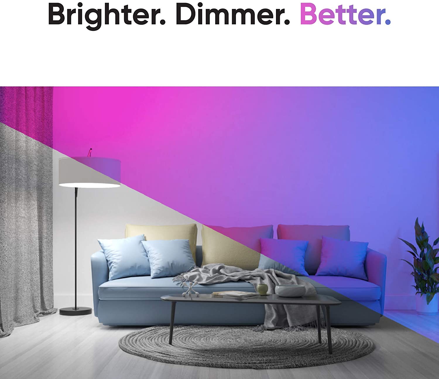 Wyze Bulb Color Smart LED Light 1100 Lumens 2-Pack photo 5