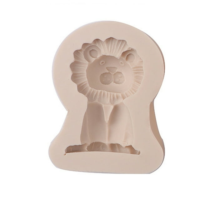 Molde de silicona de animales de dibujos animados para bodas, festivales, vacaciones, hogar, Hotel, molde de pastel de gelatina, herramienta de Herramientas y accesorios para hornear Gris claro tipo 4 Monstrate HA081655-08