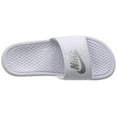 thumbnail image 5 of NIKE Women's Benassi JDI Sandal White 5 BM US, 5 of 7