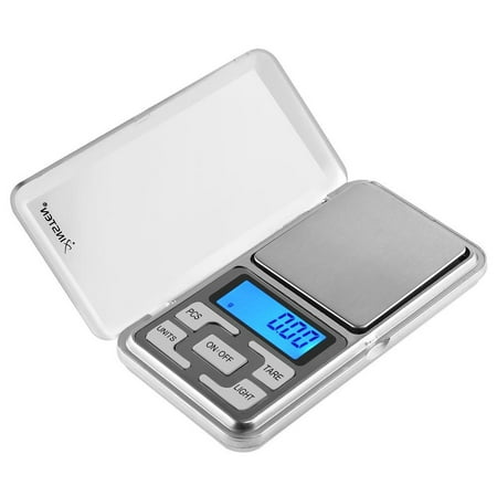 Insten Silver New 200g x 0.01g Mini Digital Scale Jewelry Pocket Balance Gram LCD US