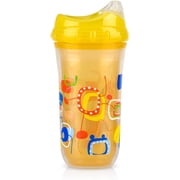 Nuby 9 oz No-Spill Insulated Cool Sipper, Orange