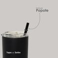 thumbnail image 2 of Termo Vaso para bebidas ilios innova 20 oz acero inoxidable doble pared Negro, 2 of 9