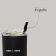 thumbnail image 2 of Termo Vaso para bebidas ilios innova 20 oz acero inoxidable doble pared Negro, 2 of 9