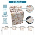 thumbnail image 6 of Orange Botanical Table Runner 36 Inches, Watercolor Spring Floral Summer Leaf Bed Runner Dresser Scarves Tabletop for Indoor Outdoor Parties/Ceremony/Banquet, 13"x 36", 6 of 8