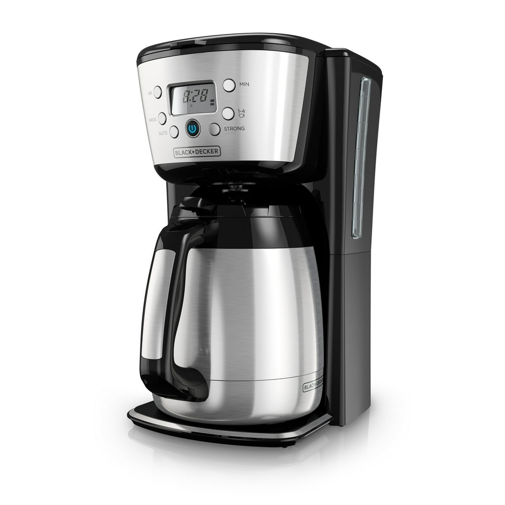 BLACK+DECKER 12Cup* Thermal Programmable Coffeemaker, Stainless Steel