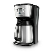 BLACK DECKER 12-Cup* Thermal Programmable Coffeemaker, Stainless Steel, CM2036S