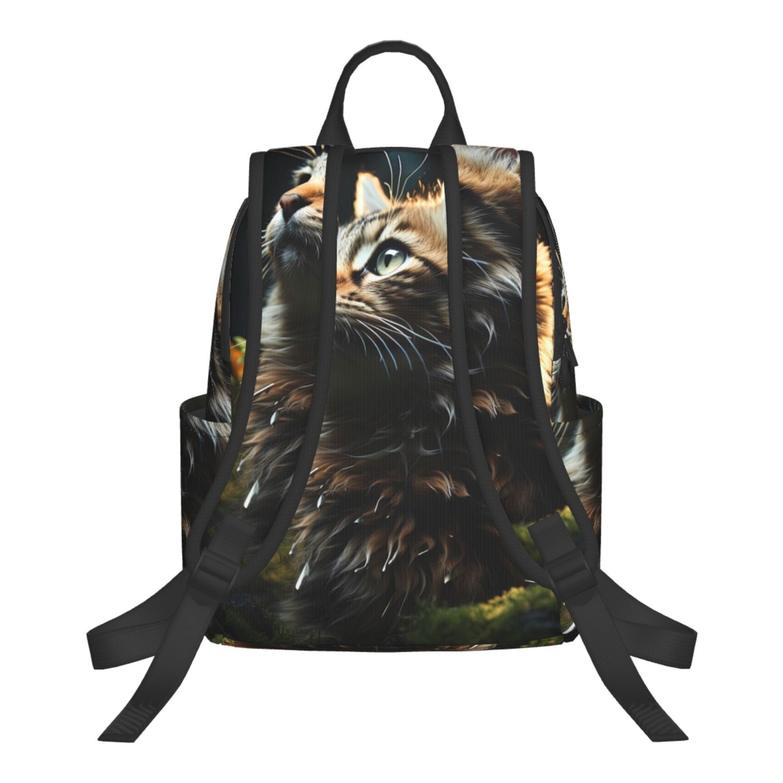 Hirioo Realistic Style Cute Cat for Lightweight Backpack, Durable and Comfortable, Ideal for Travel, School, Hiking, and Everyday Use