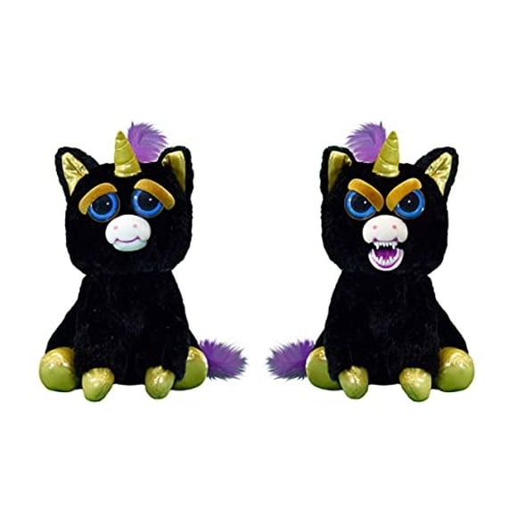 Feisty Pets Gloria Golddigger Black Unicorn