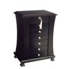 Mele & Co. Layla Java Finish Modern Jewelry Chest, 14.75 x 7 x 11 inches, 14.75 x 7 x 11 inches