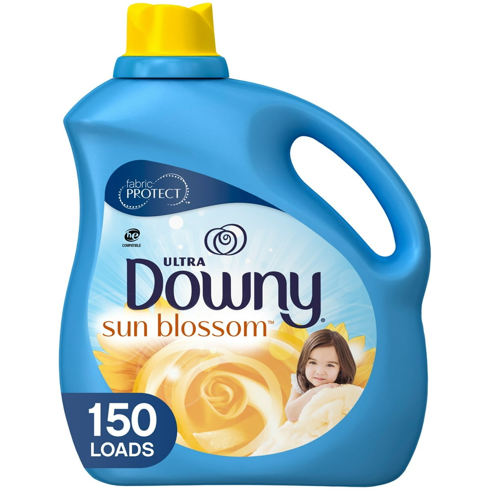 Downy Sun Blossom, 150 Loads Liquid Fabric Softener, 129 fl oz