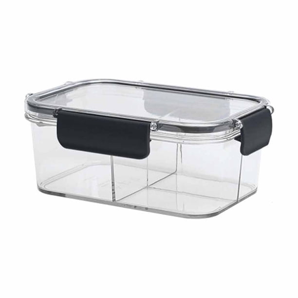 XWSHYW Cajas Bento El Refrigerador Se Puede Dividir En Una Caja de Almacenamiento con Tapa, Caja de Conservación Transparente, Fiambrera de Frutas y Verduras.