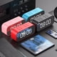 thumbnail image 1 of Gwong Electrónica Pantalla de espejo portátil LED Reloj despertador Bluetooth-Compatible con altavoz Reproductor de MP3 inalámbrico, 1 of 7