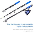 thumbnail image 4 of Kit de Pesca de ABS, Caña de Pesca de Fibra de Vidrio, Caña de Pesca Portátil, Entusiastas de la Pesca de 1 Conjunta de Pesca Salvaje para la Pesca de Mar, 4 of 7