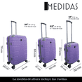 thumbnail image 2 of Set 3 Maletas De Viaje Jony Ruedas 360 25 Kg 19 kg 10 kg Carry On Cabina De Mano Avión, 2 of 4