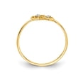 thumbnail image 2 of Solid 14k Yellow Gold Diamond heart Ring Band Size 8.5 (.03 cttw.), 2 of 4