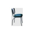 thumbnail image 3 of Richardson Seating Dual Tone Channel Back Diner Chair with 2" Box Seat-Color:Green,Seat Type:Waterfall Seat, 3 of 3