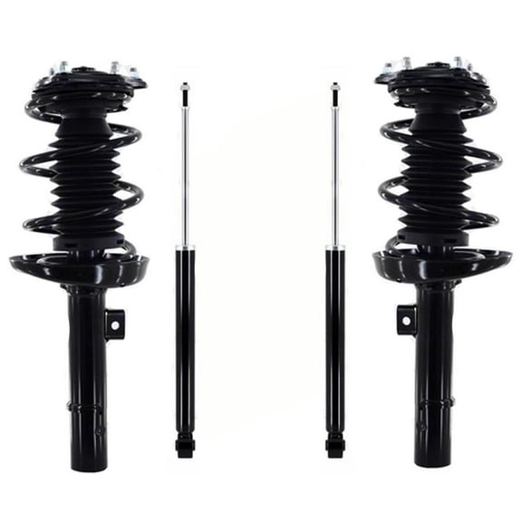 Front Complete Struts Assembly & Rear Shocks For Honda Civic Sedan 2016-2020