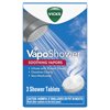 (2 pack) (2 pack) Vicks VapoShower, Shower Tablet, Shower Bomb, Aromatherapy Vapors, Eucaplytus & Menthol, Soothing Vicks Vapor Steam, 3ct