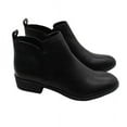 thumbnail image 3 of Sun + Stone Womens Cadee Faux Leather Zipper Ankle Boots, 3 of 7