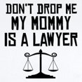 thumbnail image 2 of CafePress - My Mommy Is A Lawyer Body Suit - Baby Light Bodysuit, Size Newborn - 24 Months, 2 of 4