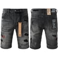 thumbnail image 3 of 2026 New Ksubi Mens Jean Shorts Casual Ripped Slim Fit Denim Shorts Stretch Skinny Summer Streetwear Short, 3 of 9