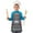 Colorful Geometric Triangle-1, variant on Colorful Geometric Triangle Arrow Pattern Kids Aprons for Girls and Boys,Adjustable Neck Strap Toddler Aprons for Kids Cooking Baking