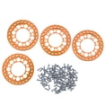 thumbnail image 3 of Accesorios RC, 4 piezas Rueda exterior de aleación de aluminio de 1,9 pulgadas Anillos exteriores Llantas Llantas RC Grado profesional, 3 of 8