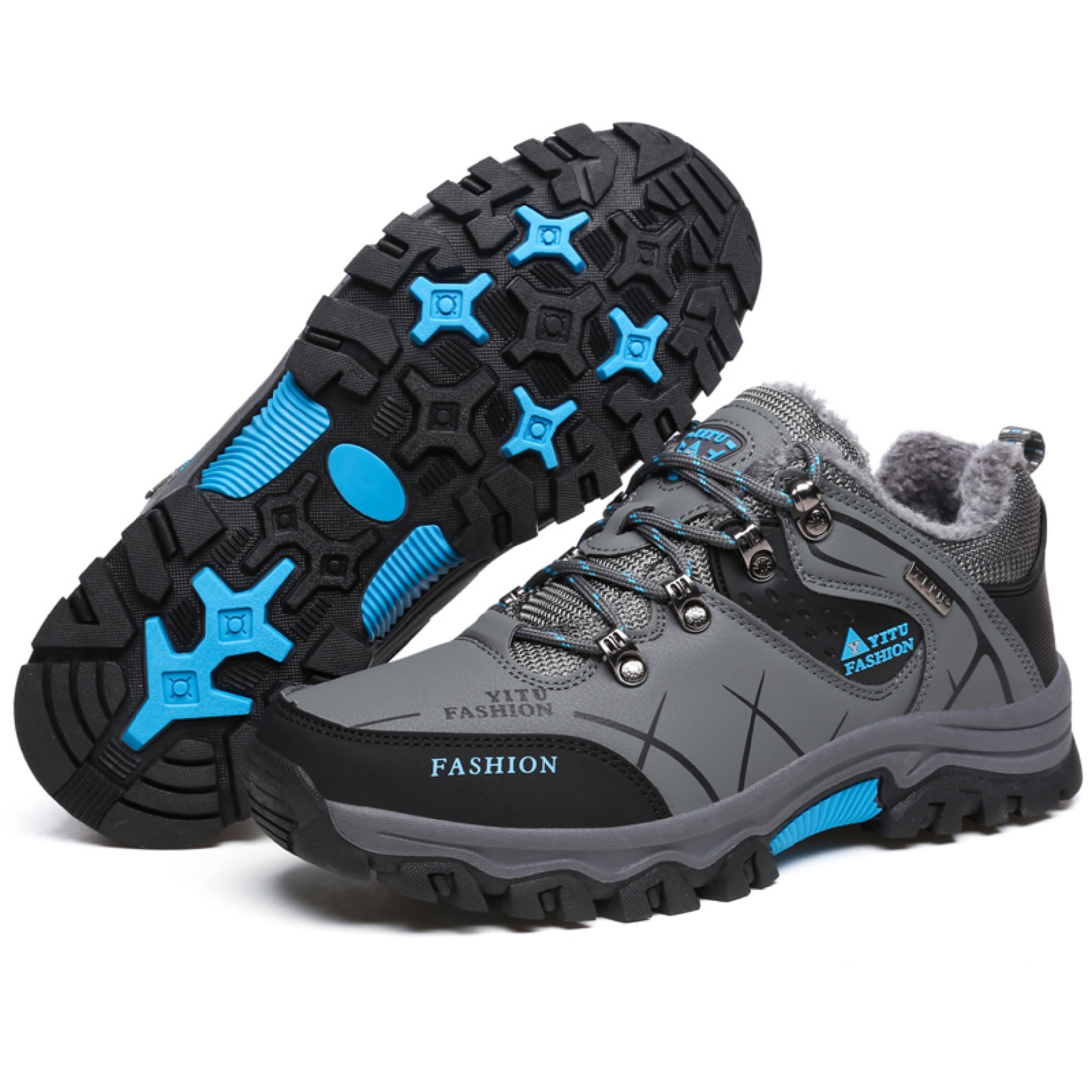 SKIUHS Men's Hiking Shoes – Insulated & Breathable All-Terrain Options, Non-Slip Waterproof Outdoor Trail Shoes