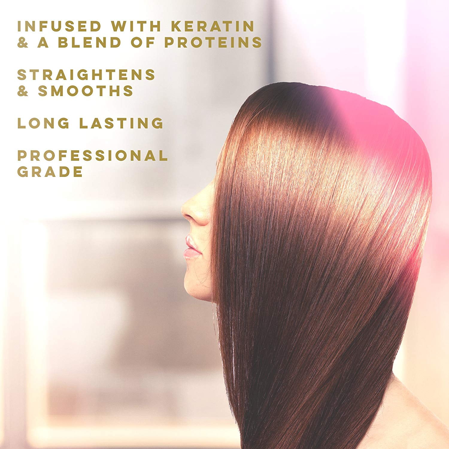 Calily Life Brazilian Keratin Hair Treatment Professional Grade Blowout Straightening Serum