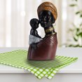 thumbnail image 4 of DQrwqpou Resina Africana Mujer Estatua Adornos Tribal Mujer Escultura (B), 4 of 6