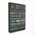 thumbnail image 2 of The Stupell Home Decor Collection Laundry Rules Typography Chalkboard Bathroom Stretched Canvas Wall Art, 2 of 6